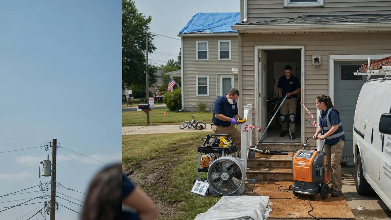 Water Damage Repair in Branch, LA near me